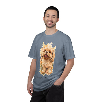 Snout & Soul Shih Tzu T-Shirt — Cute Dog Portrait Tee for Pet Lovers