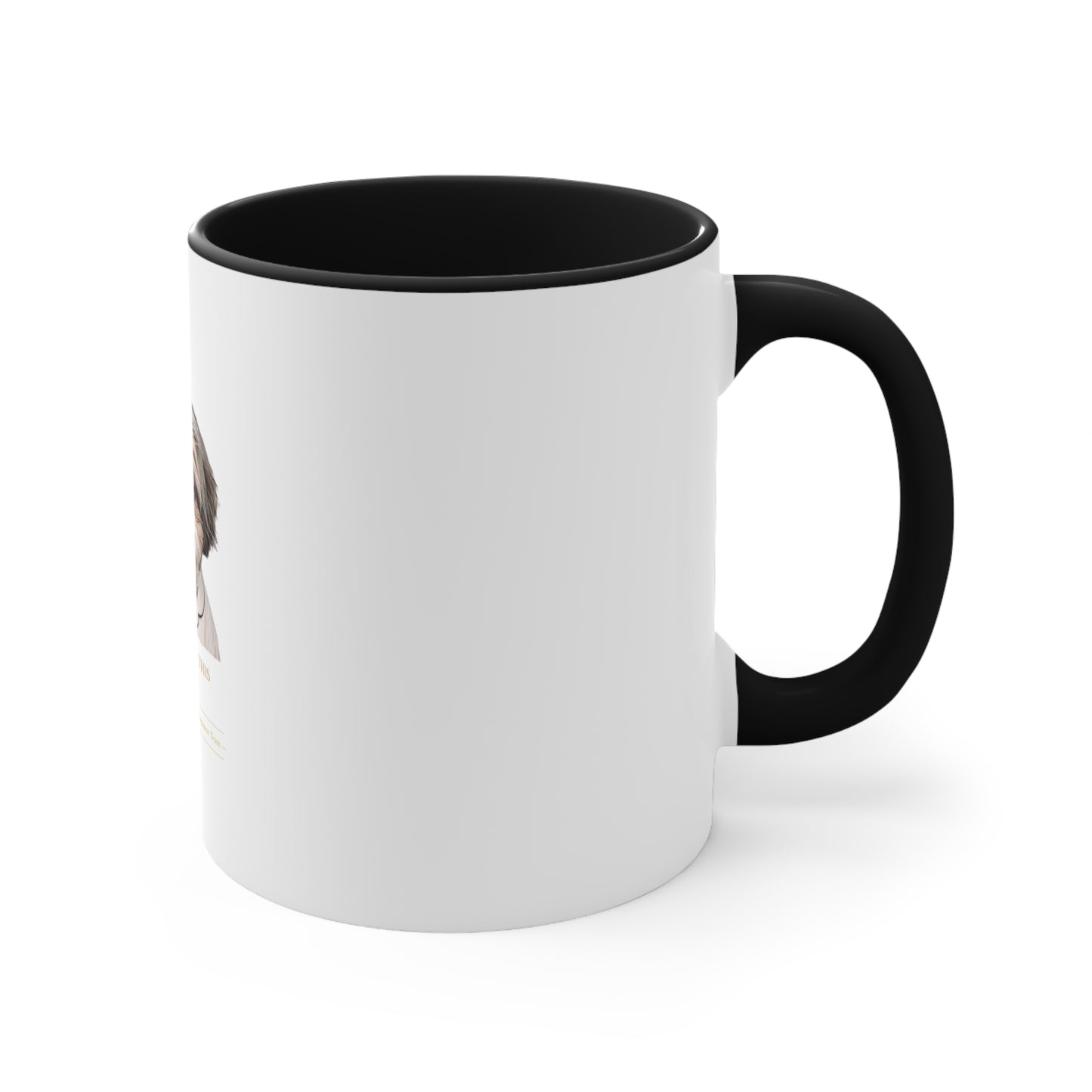 Shih Tzu 'I Woke Up Like This' Accent Coffee Mug — Cute Dog Lover Gift