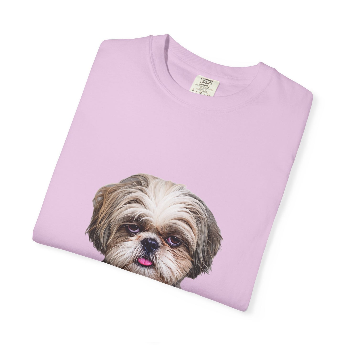 I Woke Up Like This — Shih Tzu Comfort Colors Tee | Dog Mom Shirt | Vintage Wash