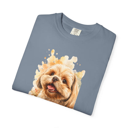 Snout & Soul Shih Tzu T-Shirt — Cute Dog Portrait Tee for Pet Lovers