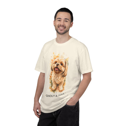 Snout & Soul Shih Tzu T-Shirt — Cute Dog Portrait Tee for Pet Lovers