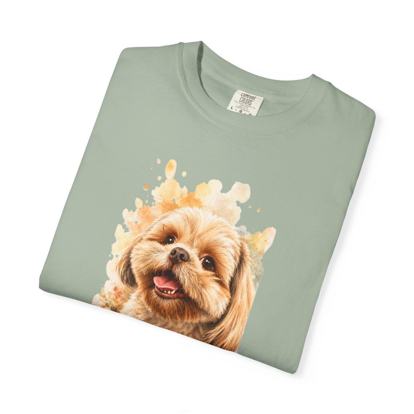 Snout & Soul Shih Tzu T-Shirt — Cute Dog Portrait Tee for Pet Lovers