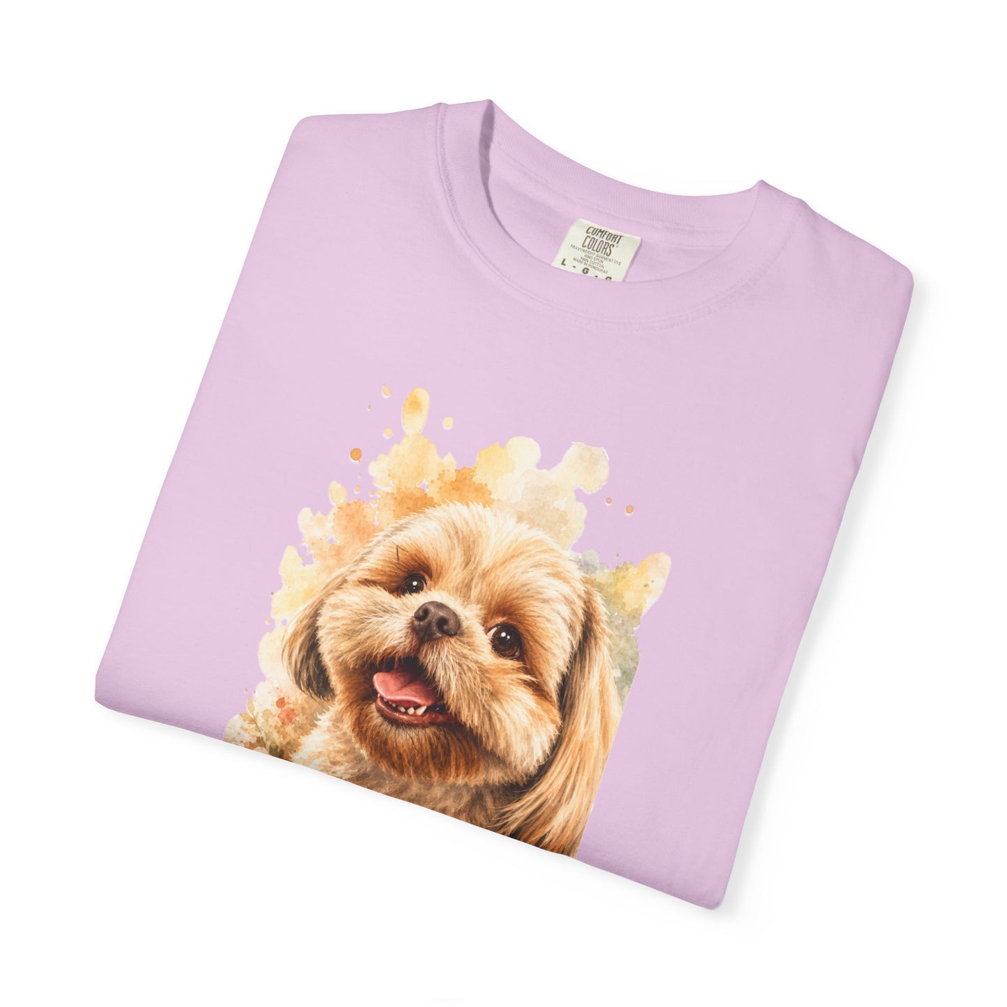 Snout & Soul Shih Tzu T-Shirt — Cute Dog Portrait Tee for Pet Lovers