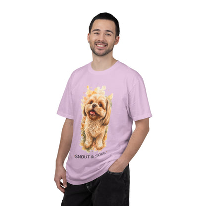Snout & Soul Shih Tzu T-Shirt — Cute Dog Portrait Tee for Pet Lovers