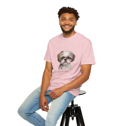 I Woke Up Like This — Shih Tzu Comfort Colors Tee | Dog Mom Shirt | Vintage Wash