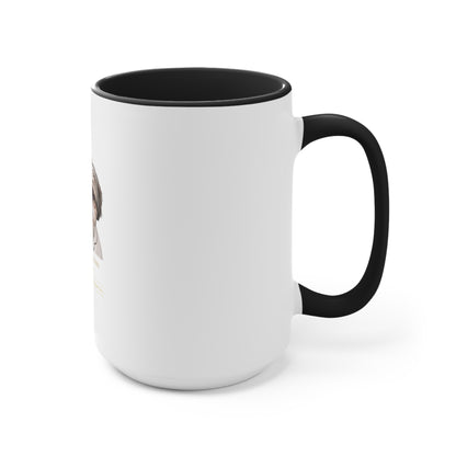 Shih Tzu 'I Woke Up Like This' Accent Coffee Mug — Cute Dog Lover Gift