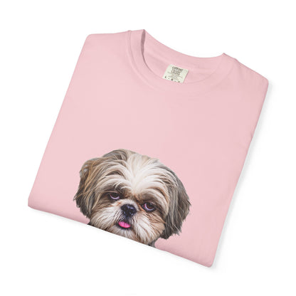 I Woke Up Like This — Shih Tzu Comfort Colors Tee | Dog Mom Shirt | Vintage Wash
