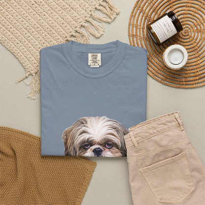 I Woke Up Like This — Shih Tzu Comfort Colors Tee | Dog Mom Shirt | Vintage Wash