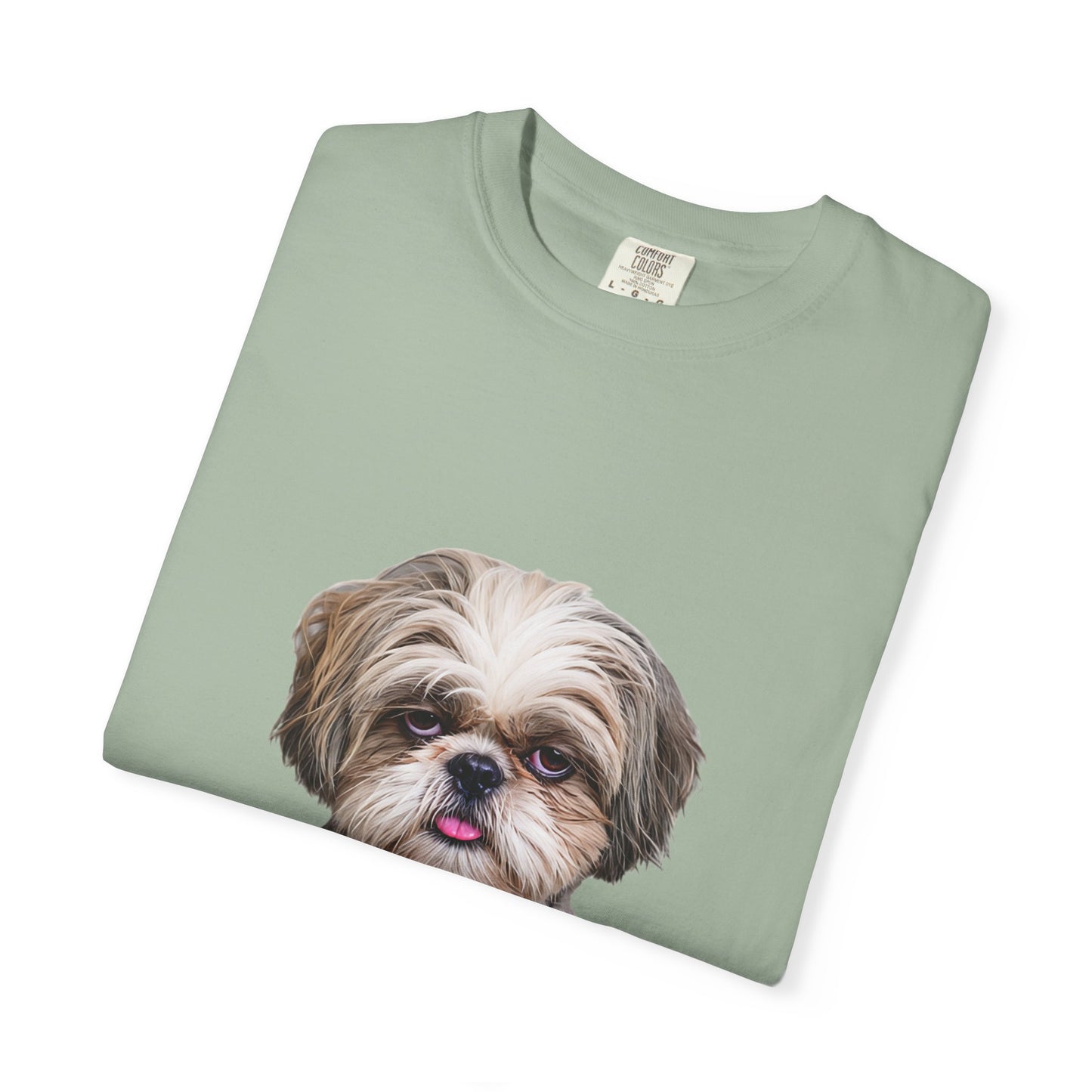 I Woke Up Like This — Shih Tzu Comfort Colors Tee | Dog Mom Shirt | Vintage Wash