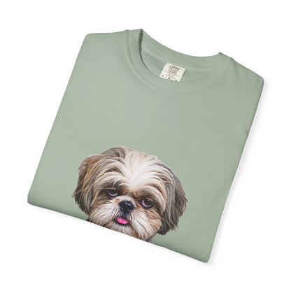 I Woke Up Like This — Shih Tzu Comfort Colors Tee | Dog Mom Shirt | Vintage Wash