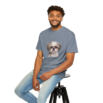 I Woke Up Like This — Shih Tzu Comfort Colors Tee | Dog Mom Shirt | Vintage Wash