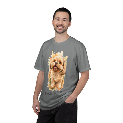 Snout & Soul Shih Tzu T-Shirt — Cute Dog Portrait Tee for Pet Lovers