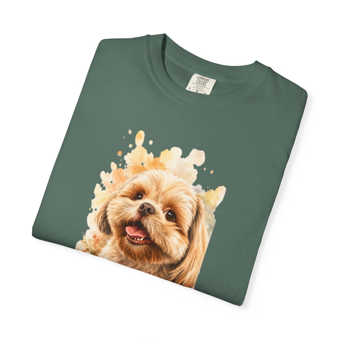 Snout & Soul Shih Tzu T-Shirt — Cute Dog Portrait Tee for Pet Lovers