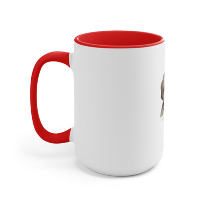 Shih Tzu 'I Woke Up Like This' Accent Coffee Mug — Cute Dog Lover Gift