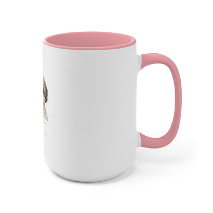 Shih Tzu 'I Woke Up Like This' Accent Coffee Mug — Cute Dog Lover Gift
