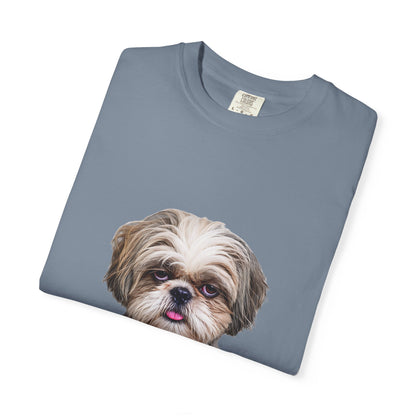 I Woke Up Like This — Shih Tzu Comfort Colors Tee | Dog Mom Shirt | Vintage Wash