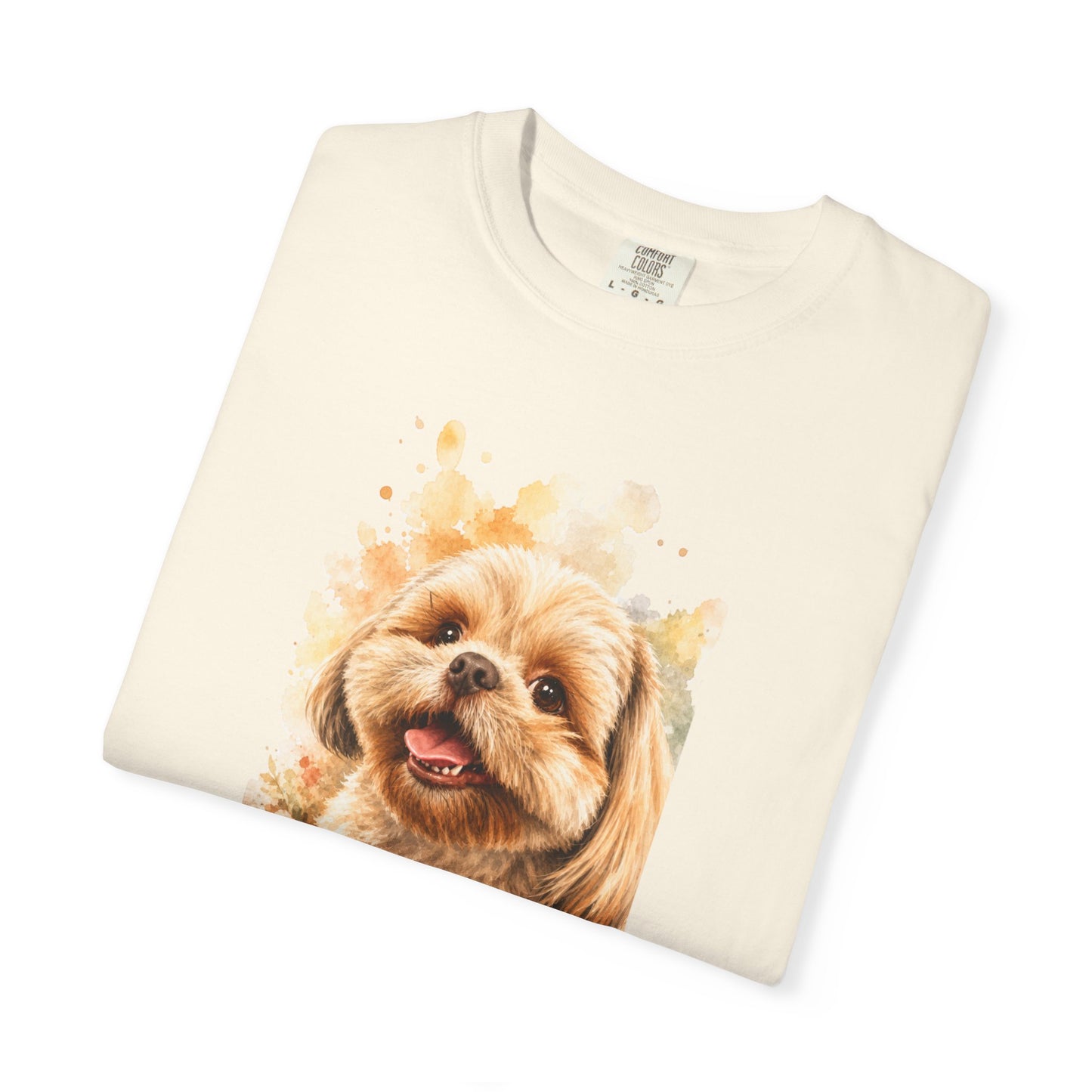 Snout & Soul Shih Tzu T-Shirt — Cute Dog Portrait Tee for Pet Lovers