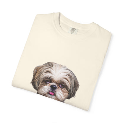 I Woke Up Like This — Shih Tzu Comfort Colors Tee | Dog Mom Shirt | Vintage Wash