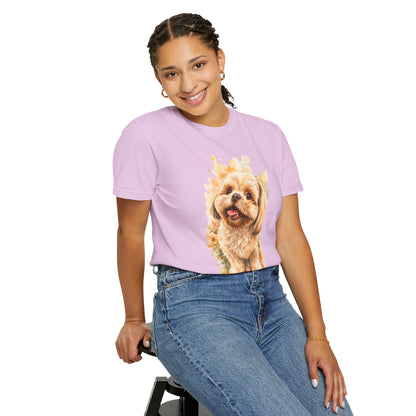 Snout & Soul Shih Tzu T-Shirt — Cute Dog Portrait Tee for Pet Lovers