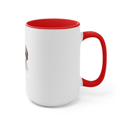 Shih Tzu 'I Woke Up Like This' Accent Coffee Mug — Cute Dog Lover Gift